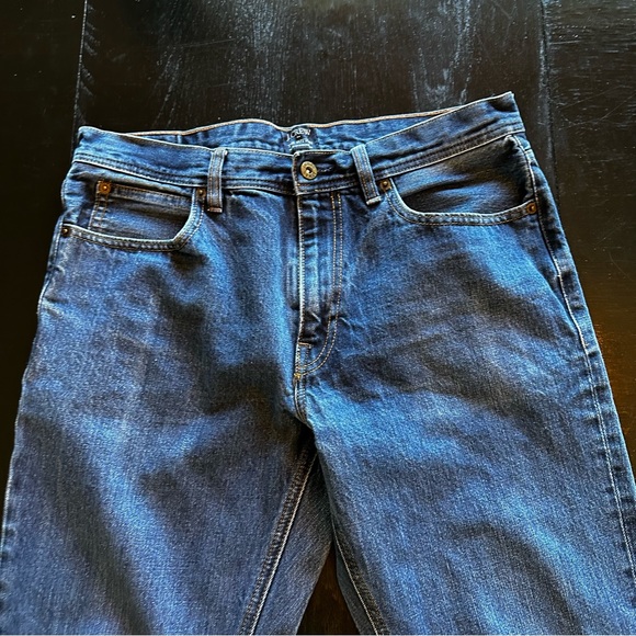 J. Crew 32x32 The Sutton Fit Darker Wash Jeans Denim Straight Fit Dad Jean - Picture 4 of 12